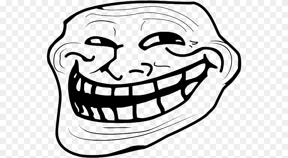 Trollface Background Troll Face, Art, Stencil, Drawing, Ammunition Png Image