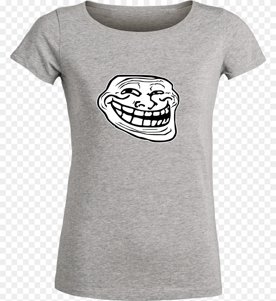 Trollface Transparent, Clothing, T-shirt, Shirt, Person Free Png Download