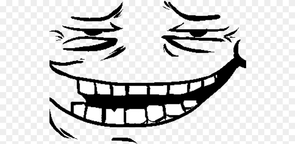 Trollface Transparent Undertale Omega Flowey Troll Face, Body Part, Mouth, Person, Stencil Png