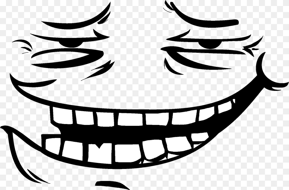 Trollface Undertale Omega Flowey Troll Face, Body Part, Mouth, Person, Teeth Free Transparent Png