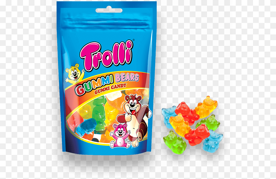 Trolli Bears Gummi Trolli Playmouse 200 G, Food, Sweets, Jelly, Candy Png