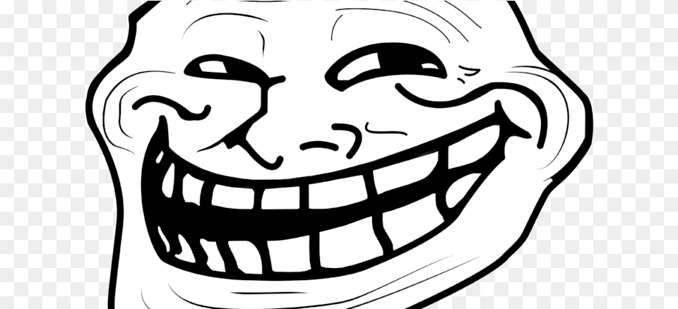 Trolling A New Term Of Engagement Troll Face, Teeth, Body Part, Stencil, Person Png Image