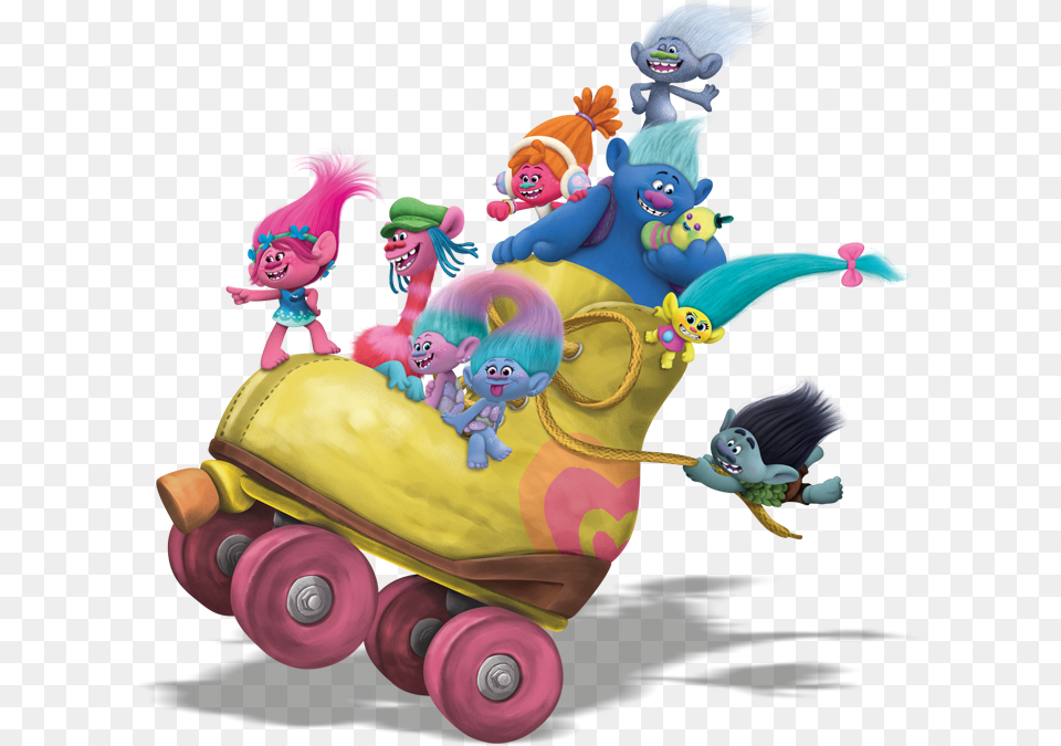 Trolls, Baby, Person, Machine, Wheel Free Transparent Png