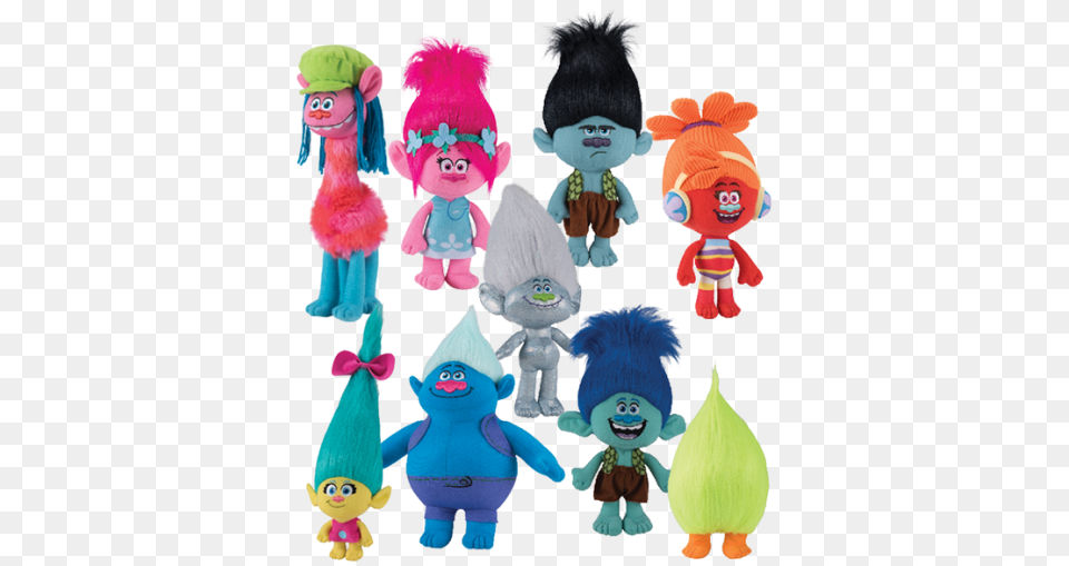 Trolls, Toy, Plush, Person, Baby Free Transparent Png