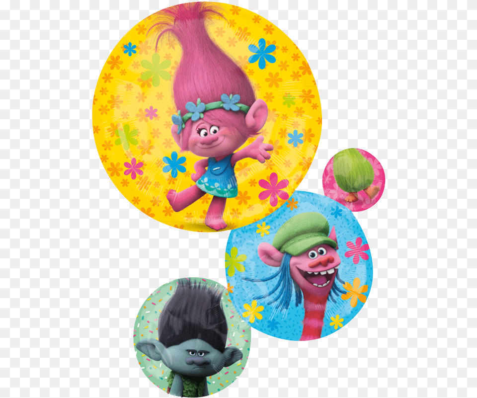 Trolls Balloons, Baby, Person, Face, Head Free Png