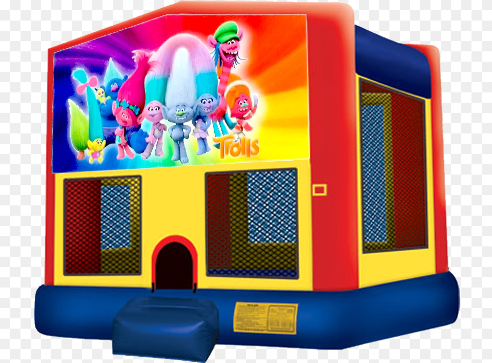 Trolls Bouncer Harry Potter Bounce House, Inflatable, Play Area, Indoors, Face Free Png