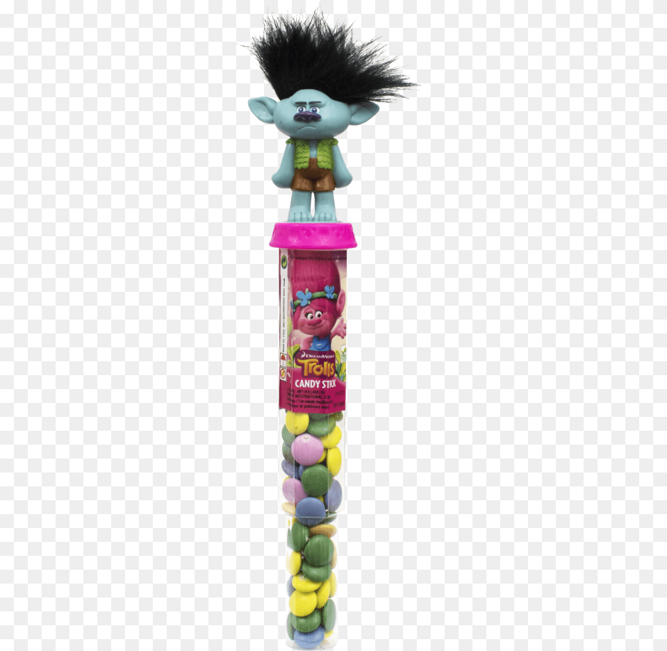 Trolls Candy Stick 01 Trolls Candy Stick 02 Stick Candy, Food, Sweets, Face, Head Free Png Download