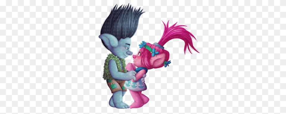 Trolls Disney Branch Princess Poppy, Baby, Person, Toy Png Image