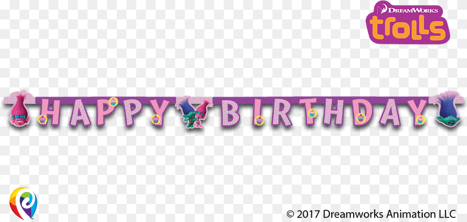 Trolls Happy Birthday Trolls Happy Birthday Banner Transparent Free Png Download