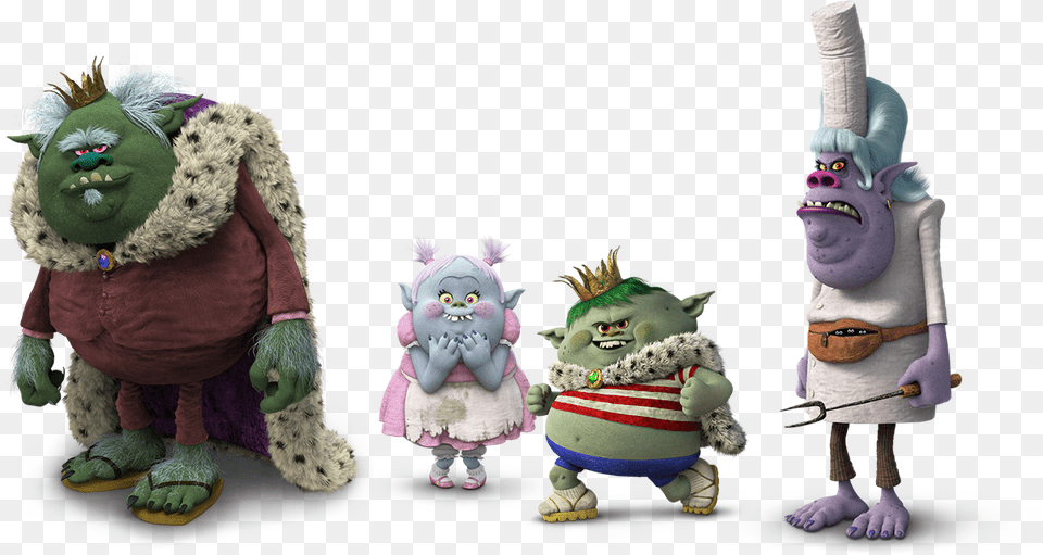 Trolls King Gristle Sr, Plush, Toy, Baby, Person Free Png