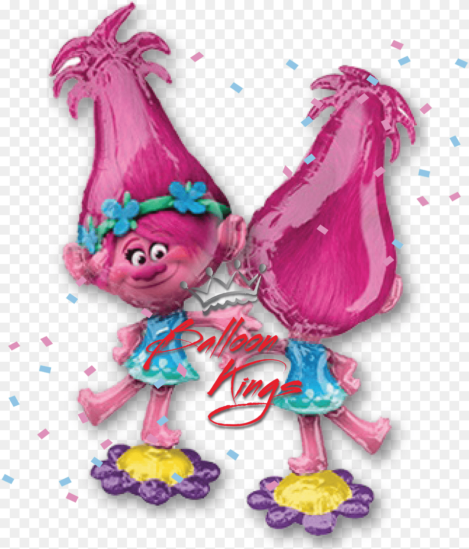 Trolls Poppy Airwalker Crayola Trolls Colouring Bundle, Purple, Figurine, Person, Face Png