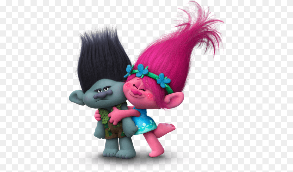 Trolls Poppy And Branch, Doll, Toy, Baby, Person Png Image