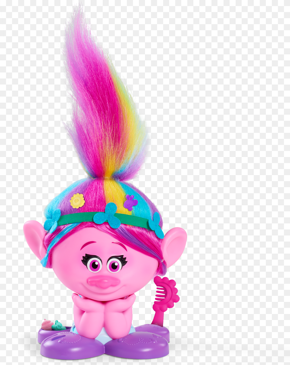 Trolls Poppy Rainbow Hair Free Png Download