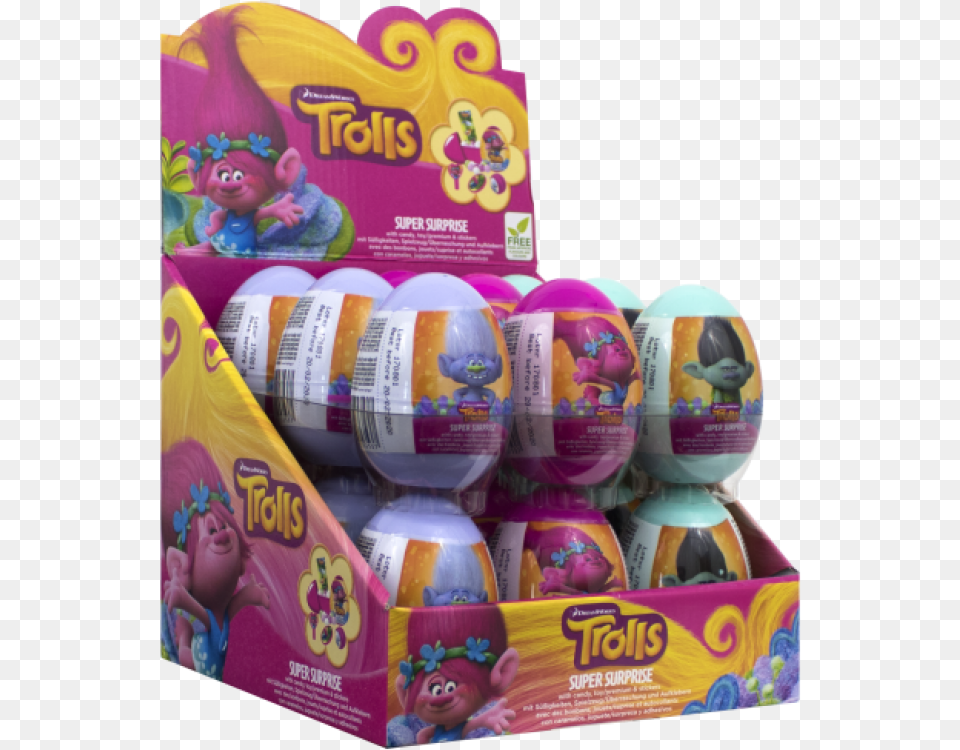 Trolls Surprise Eggs, Food, Sweets, Egg, Baby Png Image