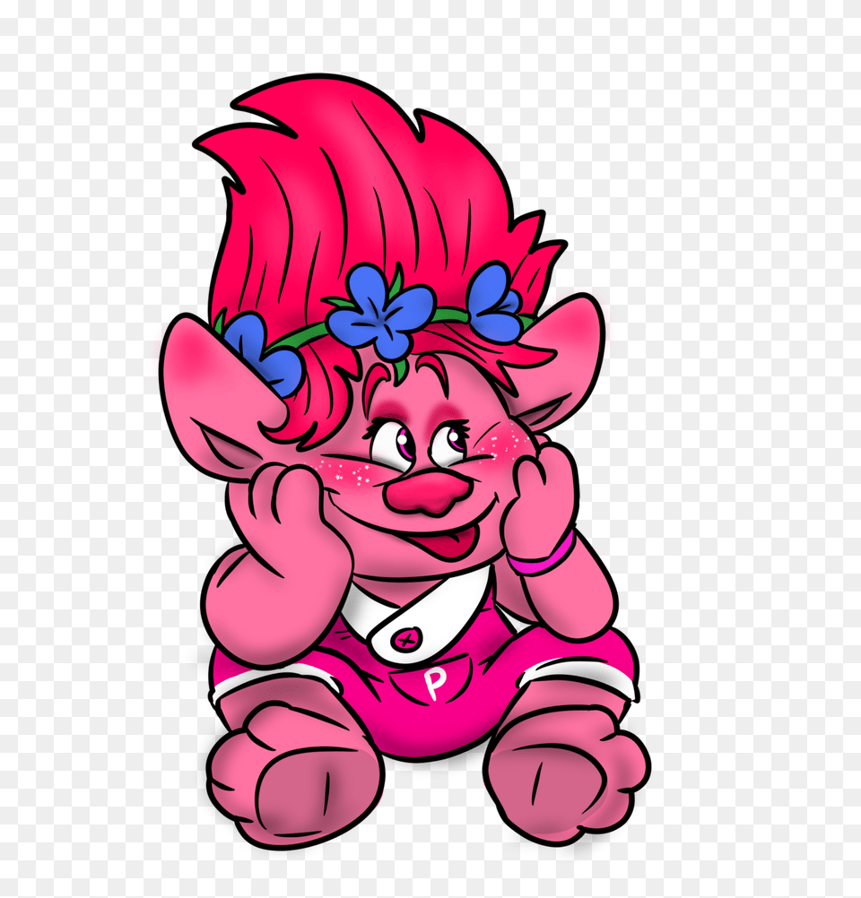 Trolls Vibes Only Ltfinally Done Poppys Updated Timeline Shesgt, Baby, Person, Face, Head Png Image