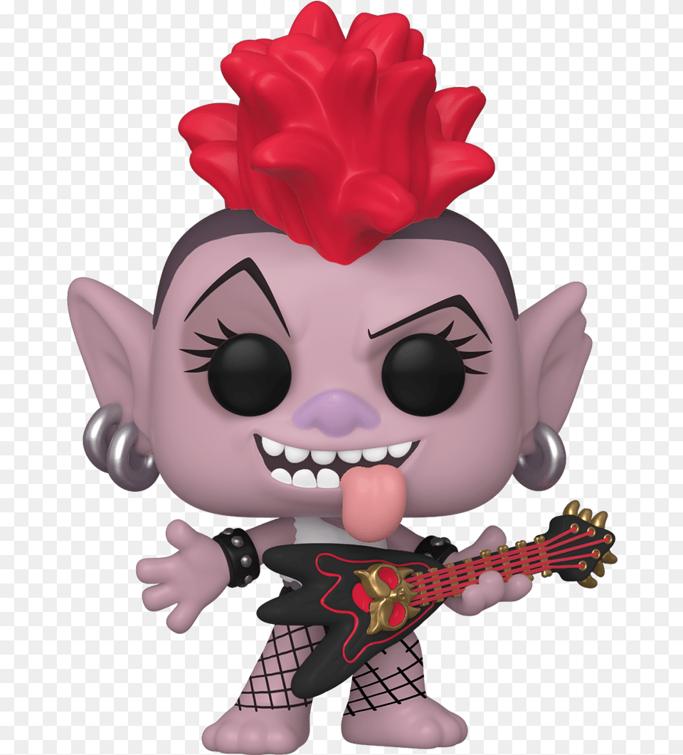 Trolls World Tour Barb, Toy, Guitar, Musical Instrument, Cartoon Png