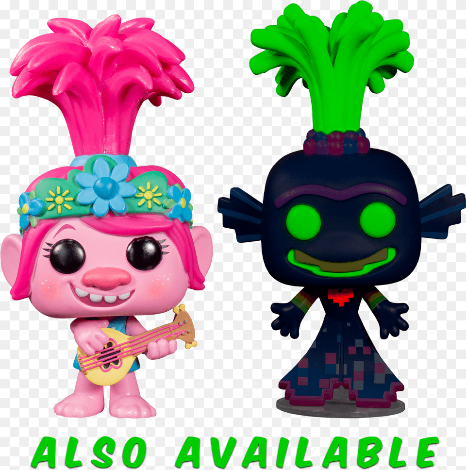 Trolls World Tour Queen Poppy Funko Pop Vinyl Figure Clip Art, Toy, Graphics Png