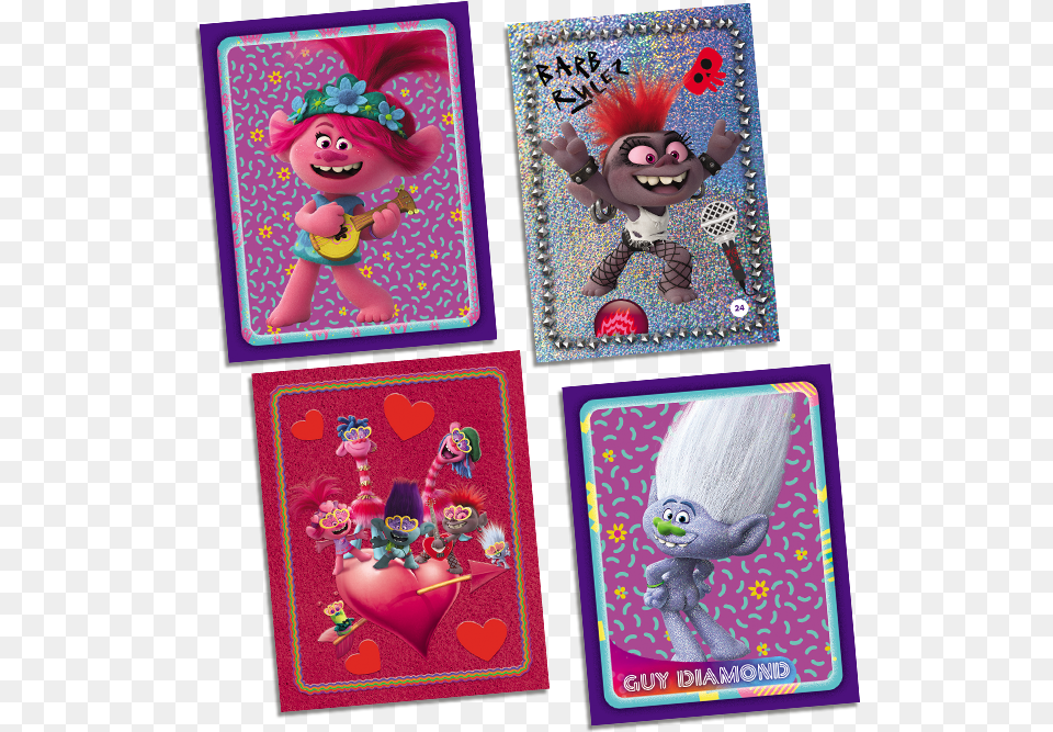 Trolls World Tour Stickers Dot, Baby, Person, Face, Head Free Transparent Png