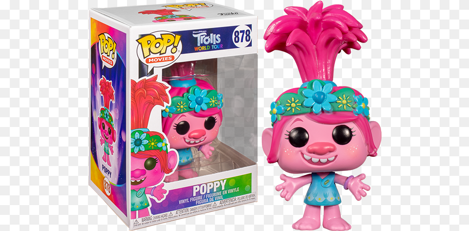 Trolls World Tour Toys, Figurine, Toy Png Image