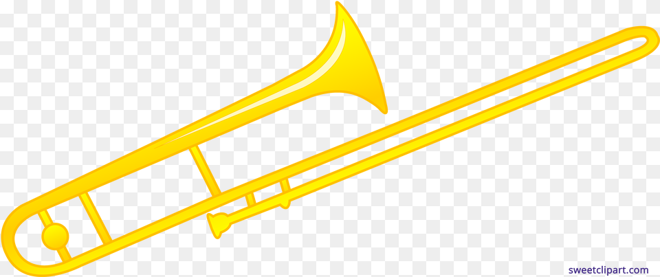 Trombone Clipart, Musical Instrument, Brass Section Free Png