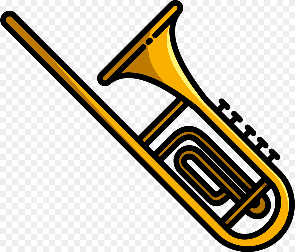 Trombone Clipart, Musical Instrument, Brass Section, Dynamite, Weapon Free Transparent Png