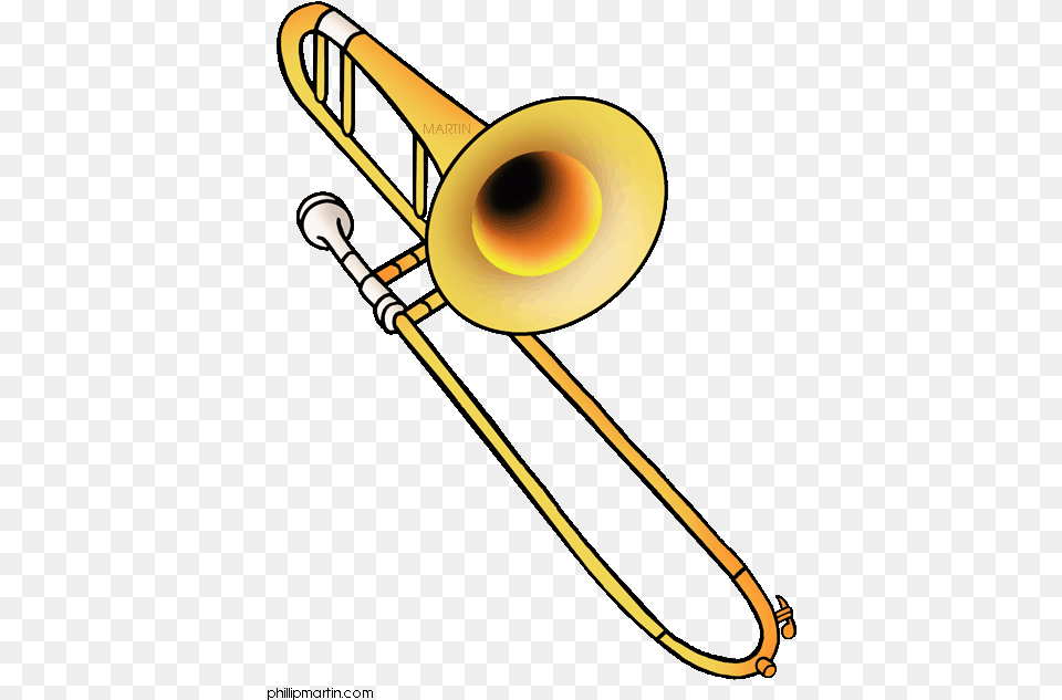 Trombone Clipart Animated Trombone Clip Art, Musical Instrument, Brass Section, Smoke Pipe Free Png Download