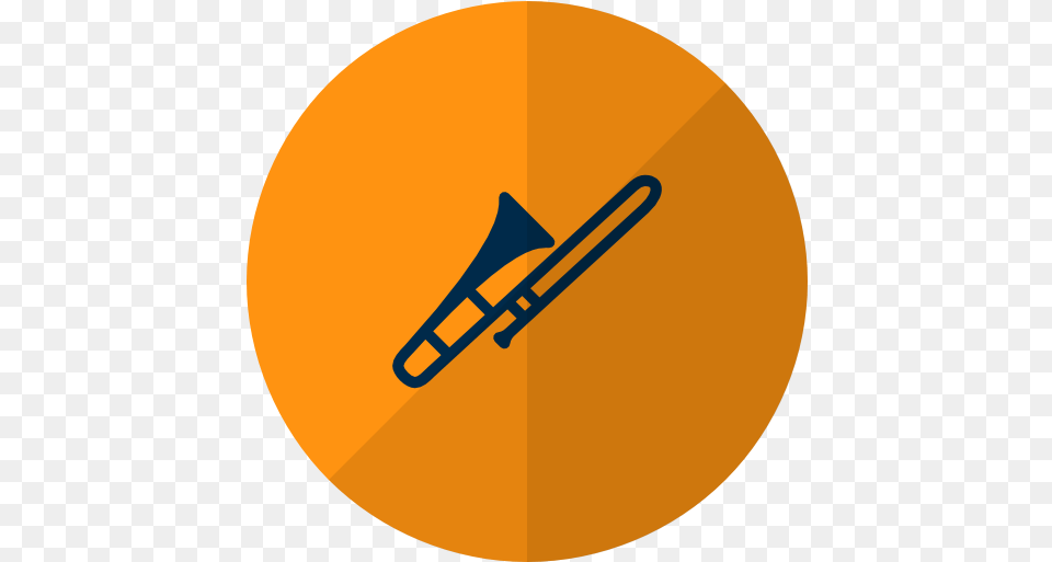 Trombone Musical Instrument Free Icon Of Trombone Logo, Musical Instrument, Brass Section, Astronomy, Moon Png