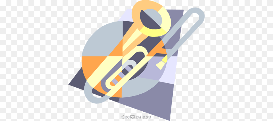 Trombone Royalty Vector Clip Art Illustration, Musical Instrument, Brass Section, Horn, Dynamite Free Transparent Png