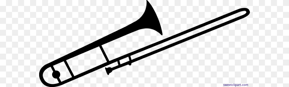 Trombone Silhouette Clipart Free Png