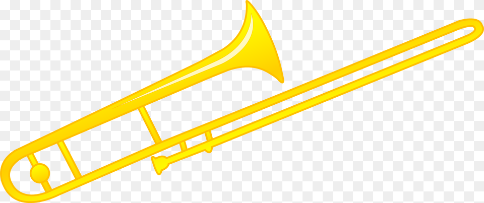 Trombone Vector Animated Transparent Cartoon Trombone Clipart, Musical Instrument, Brass Section, Blade, Dagger Free Png