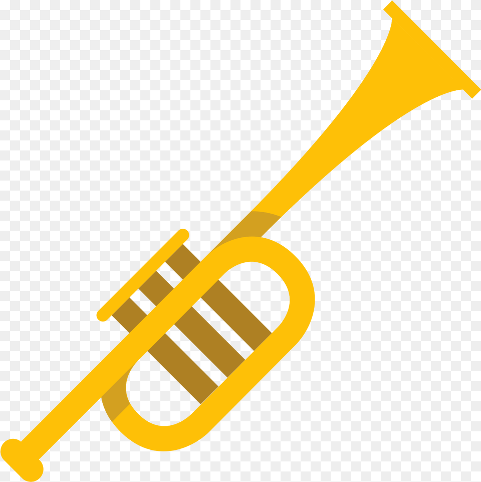 Trompeta Herald Icon School Band Posters, Brass Section, Horn, Musical Instrument, Trumpet Png