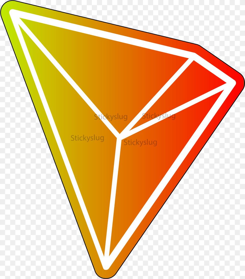 Tron Cryptocurrency News, Triangle, Blackboard Png Image