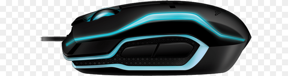 Tron Gaming Mouse Designed By Razer Razer Tron Mouse, Computer Hardware, Crash Helmet, Electronics, Hardware Png Image