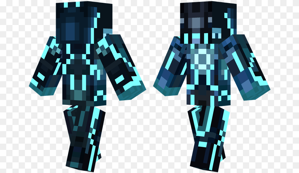 Tron Minecraft Monster Skin, Art, Graphics Free Png Download