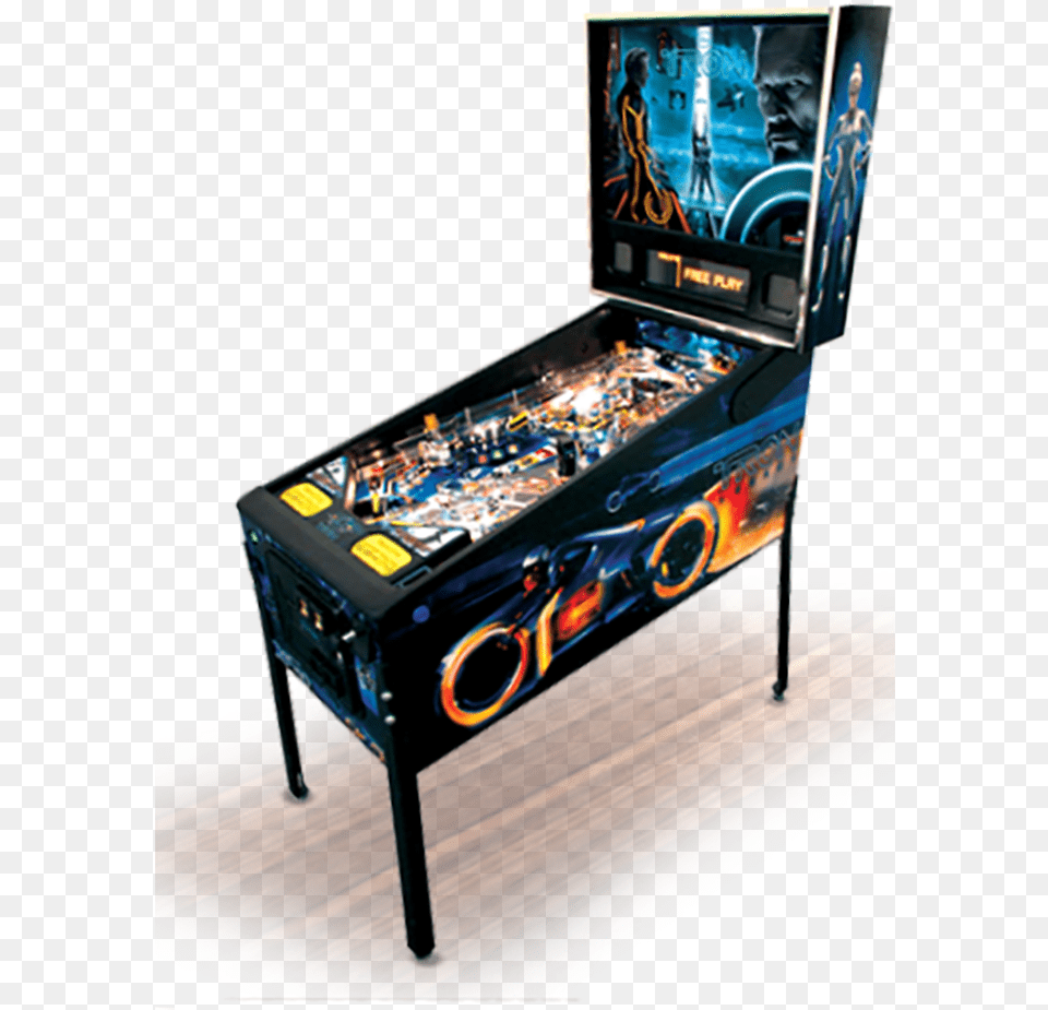 Tron Tron Stern Pinball Limited, Arcade Game Machine, Game, Adult, Person Free Png