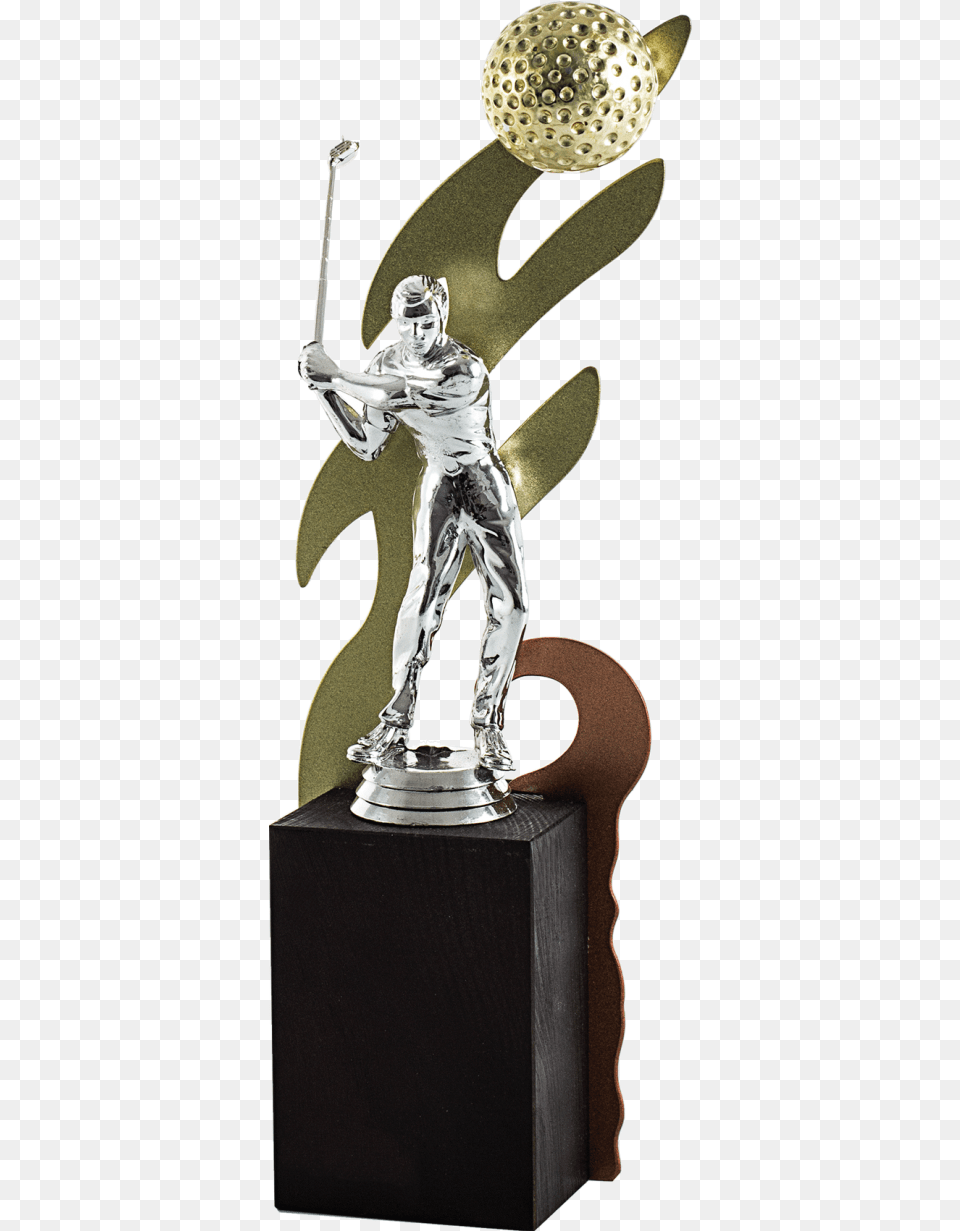 Tronco Golf Trophy Statue, Adult, Male, Man, Person Free Transparent Png