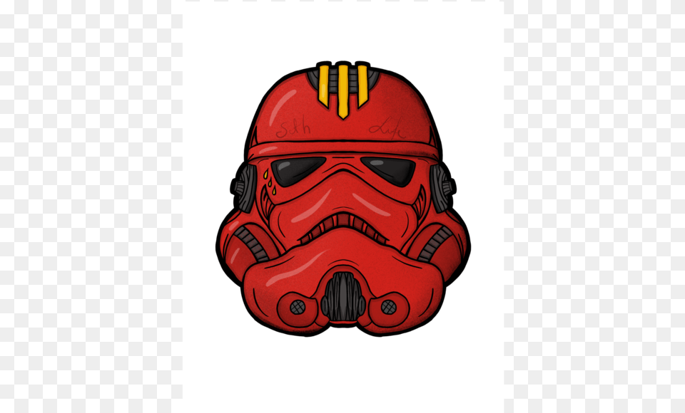Trooper Stormtrooper Empire Starwars Pen Apple Procreate Trooper Star Wars Illustration, Helmet, Crash Helmet, Accessories, Goggles Free Png