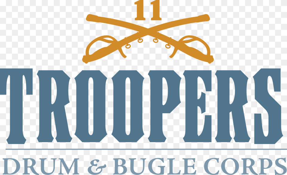 Troopers Drum And Bugle Corps, Logo, Text, Blade, Dagger Free Png Download