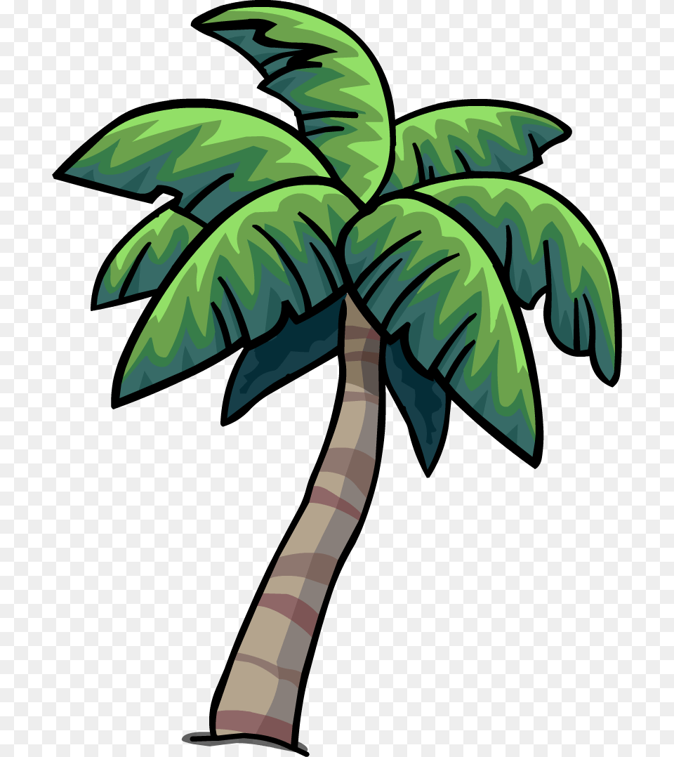 Trop Palm Club Penguin, Palm Tree, Plant, Tree, Cross Png