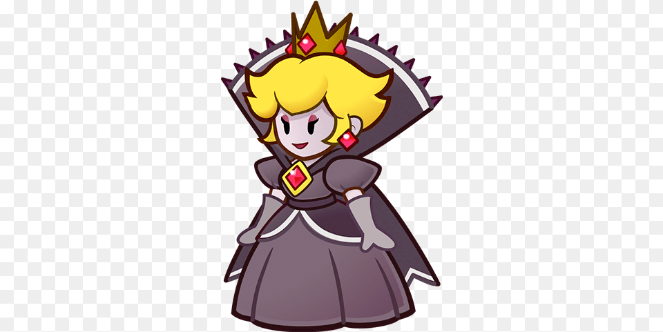 Trope Pantheons Discussion Tv Tropes Forum Shadow Queen Peach Paper Mario, Book, Comics, Publication, Cartoon Png