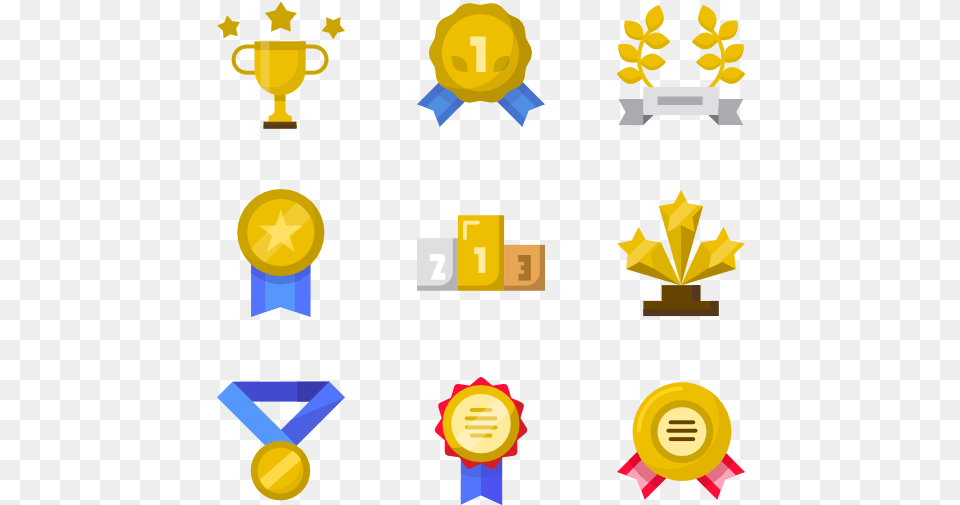 Trophies 50 Icons Trophy Icons, Gold Free Transparent Png