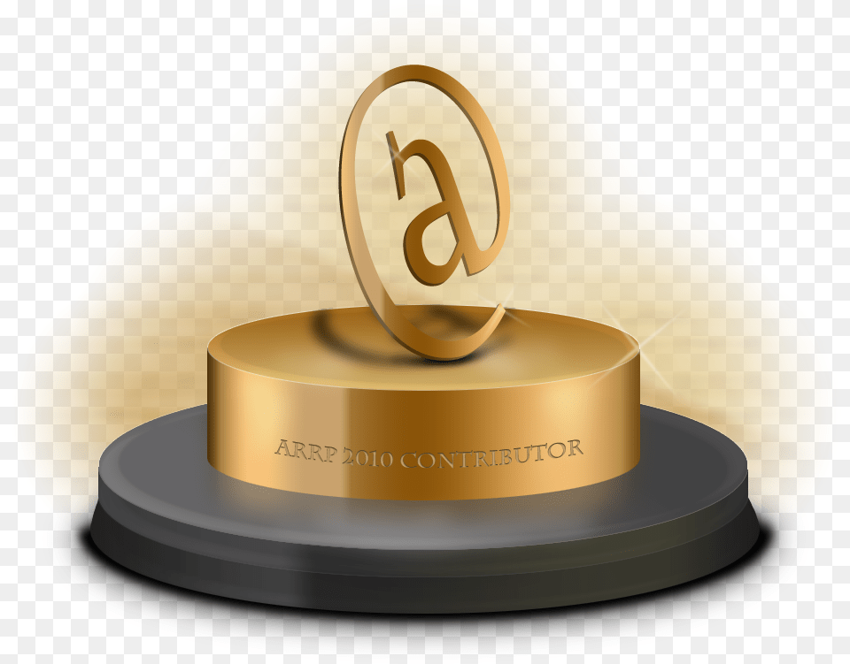 Trophy Arrp 2010 1000 Circle, Gold, Tape, Gold Medal Png Image