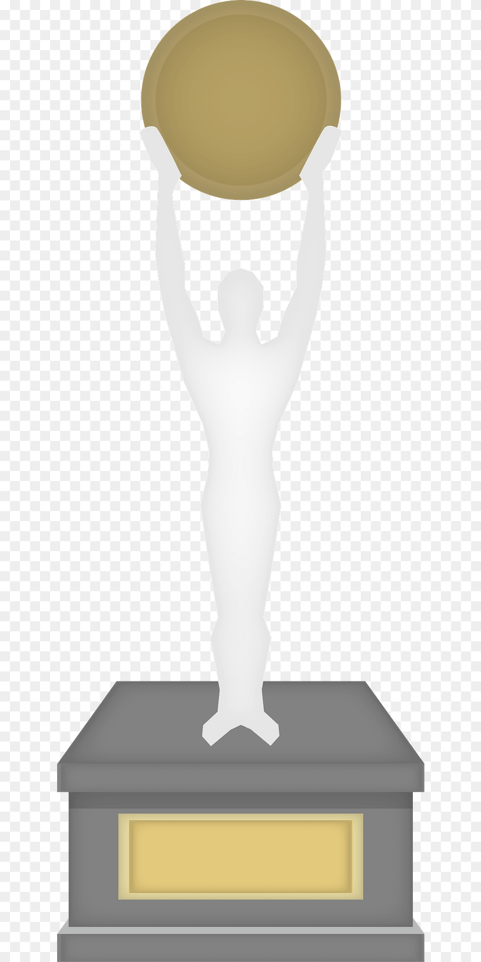 Trophy Clipart, Person, Plate Png Image