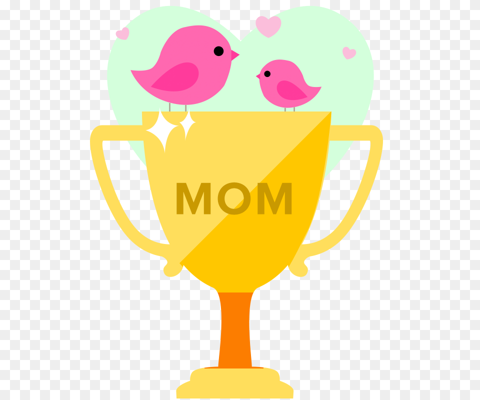 Trophy Clipart Mother, Beverage, Juice, Animal, Bird Png Image