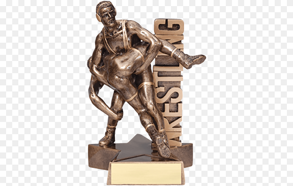 Trophy Designs For Wrestlers, Bronze, Adult, Male, Man Free Transparent Png