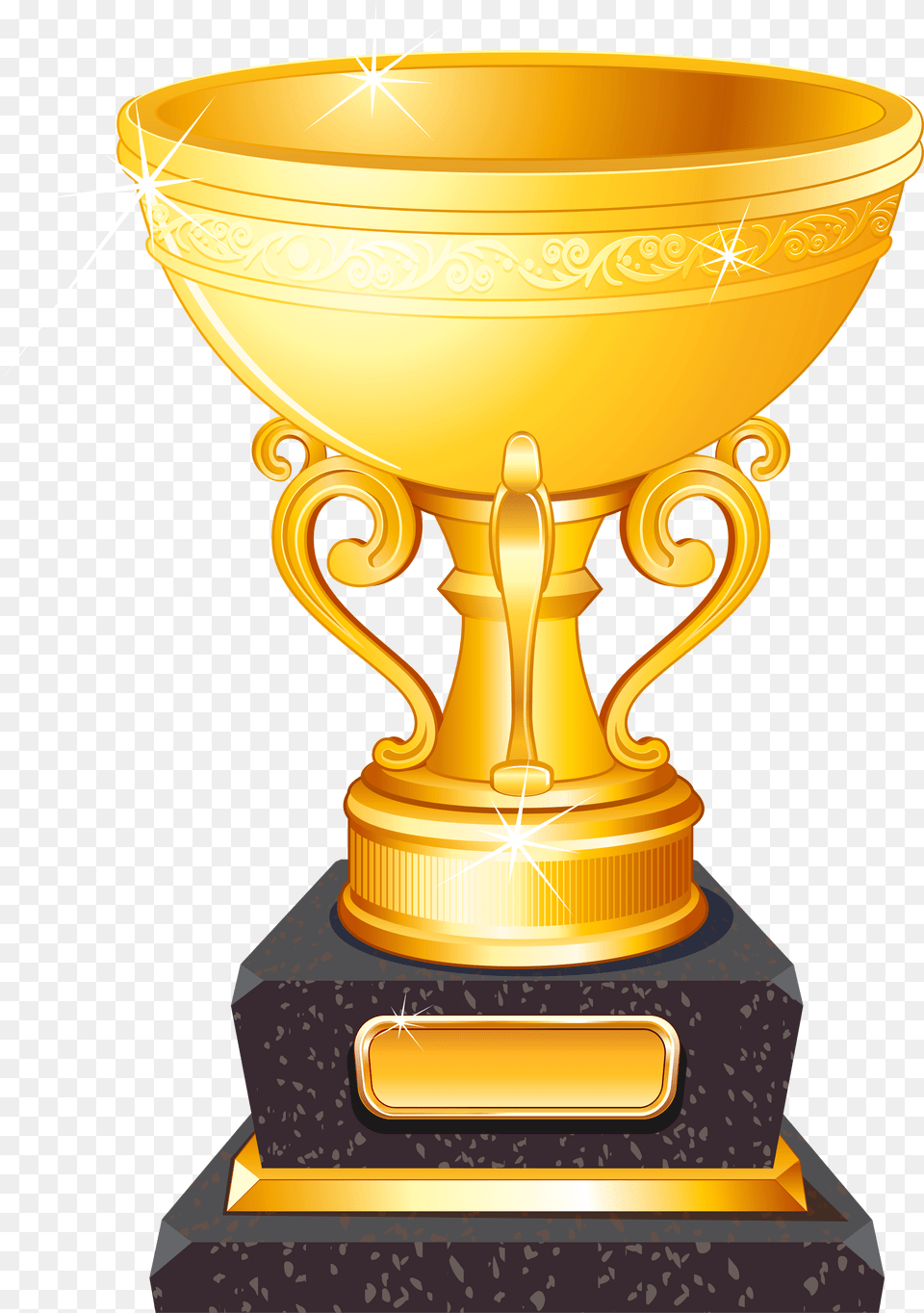 Trophy Football Clip Art Golden Cup Trophy Clipart Free Png Download