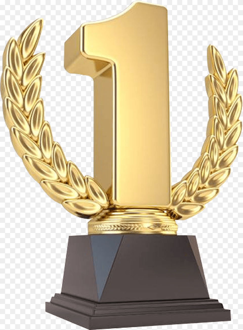 Trophy Golden Prize Business Cup Sales Award Clipart Number 1 Trophy, Gold Free Transparent Png