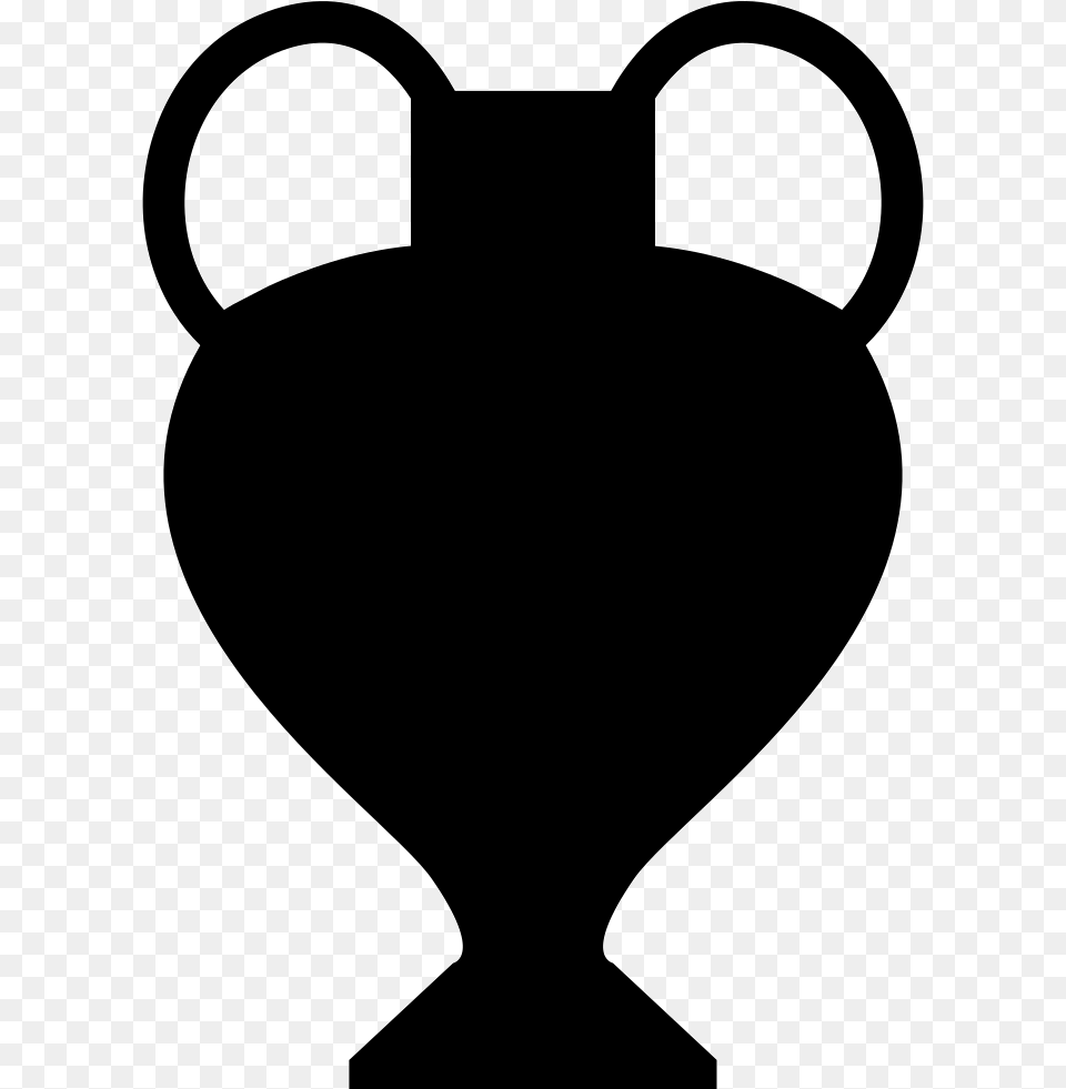 Trophy Jar Black Silhouette Shape, Clothing, Hardhat, Helmet Png Image