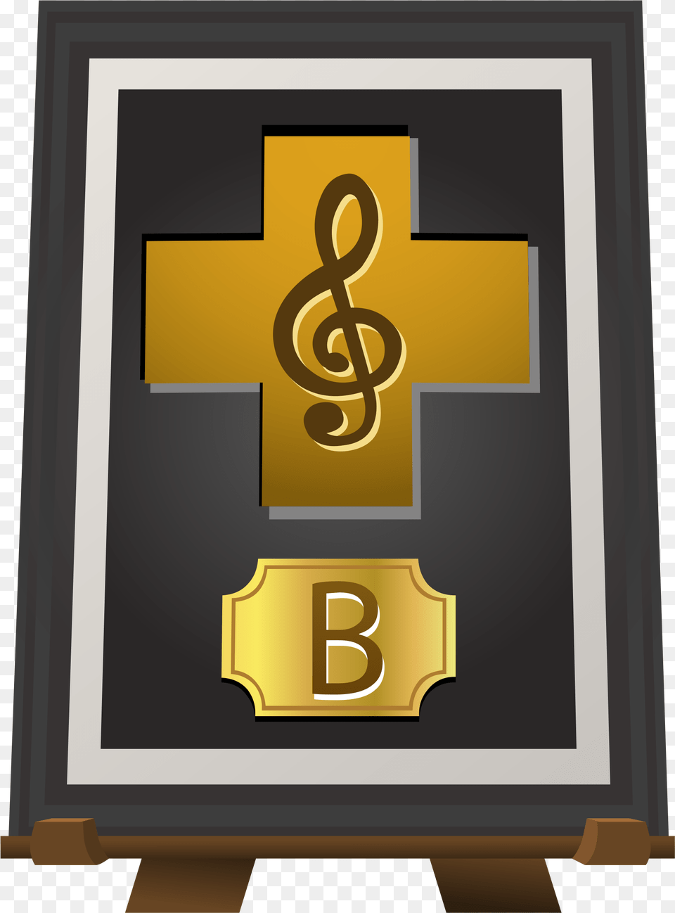 Trophy Music B Brown Clip Arts Music, Cross, Symbol, Text Free Transparent Png