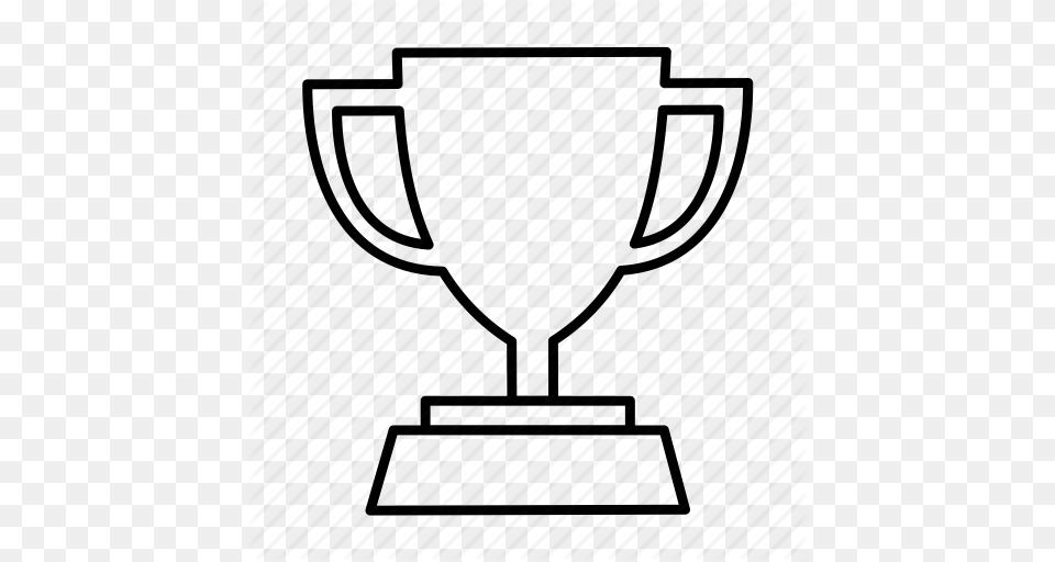 Trophy Outline Clipart Free Png Download